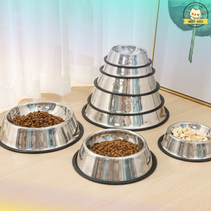 Bát Inox chống trượt cho thú cưng